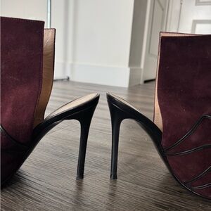 Gianvito Rossi Deep Burgundy Heels
